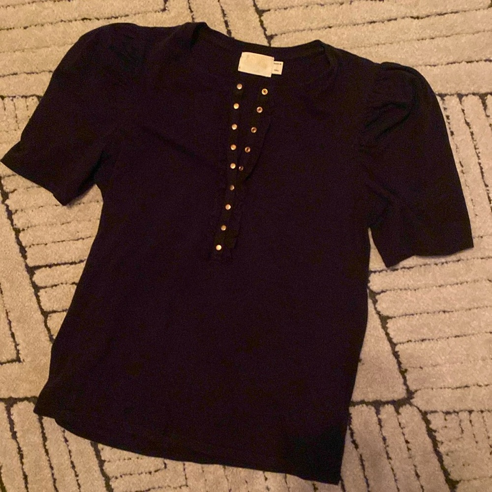 EUC Nation LTD short sleeve henley shirt